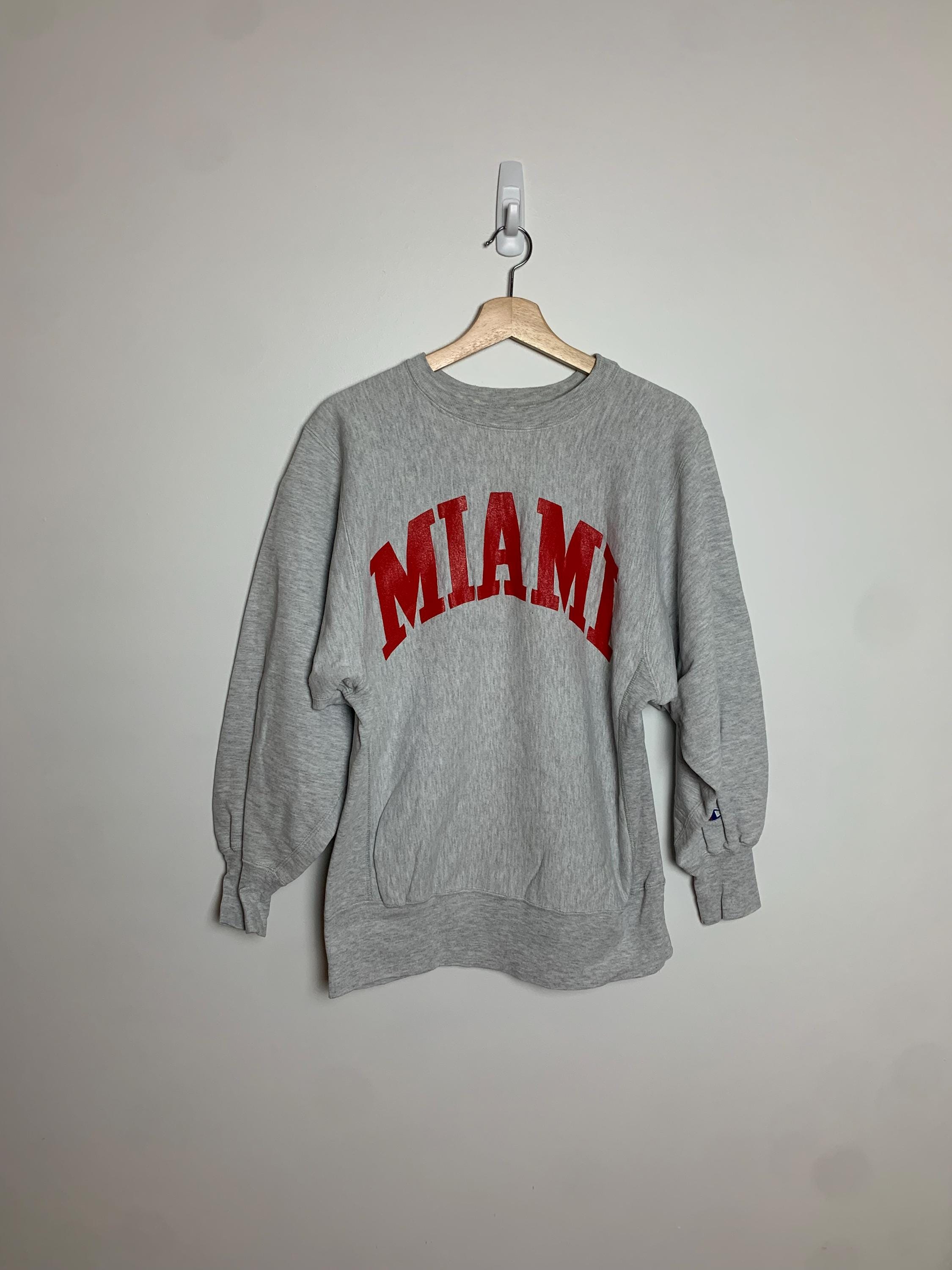 1980s Champion Reverse Weave Miami Sweatshirt - Etsy Canada