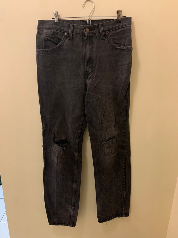 Vintage Black Repaired GWG Jeans