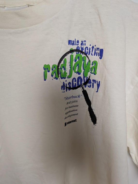 1990s PowerSoft Computer Programming T-Shirt - image 3