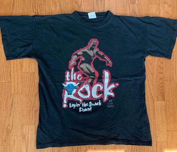 1998 WWF The Rock Shirt