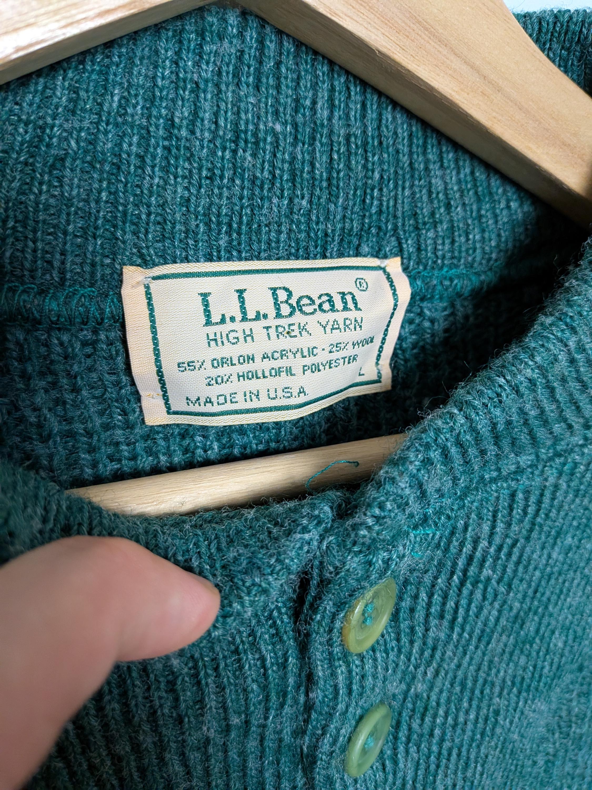 1970年代 LL Bean フォレストグリーン ニットセーター - Etsy 日本