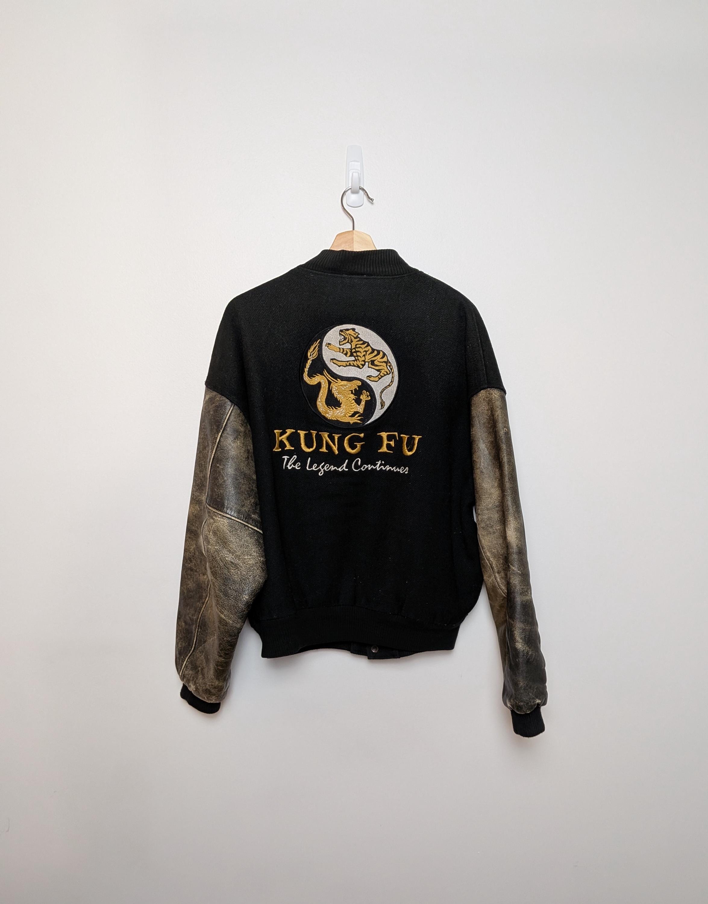1990s Kung Fu : the Legend Continues Crew Varsity Jacket - Etsy