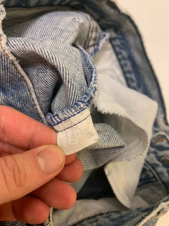 Vintage Levis Repaired Jeans - image 7