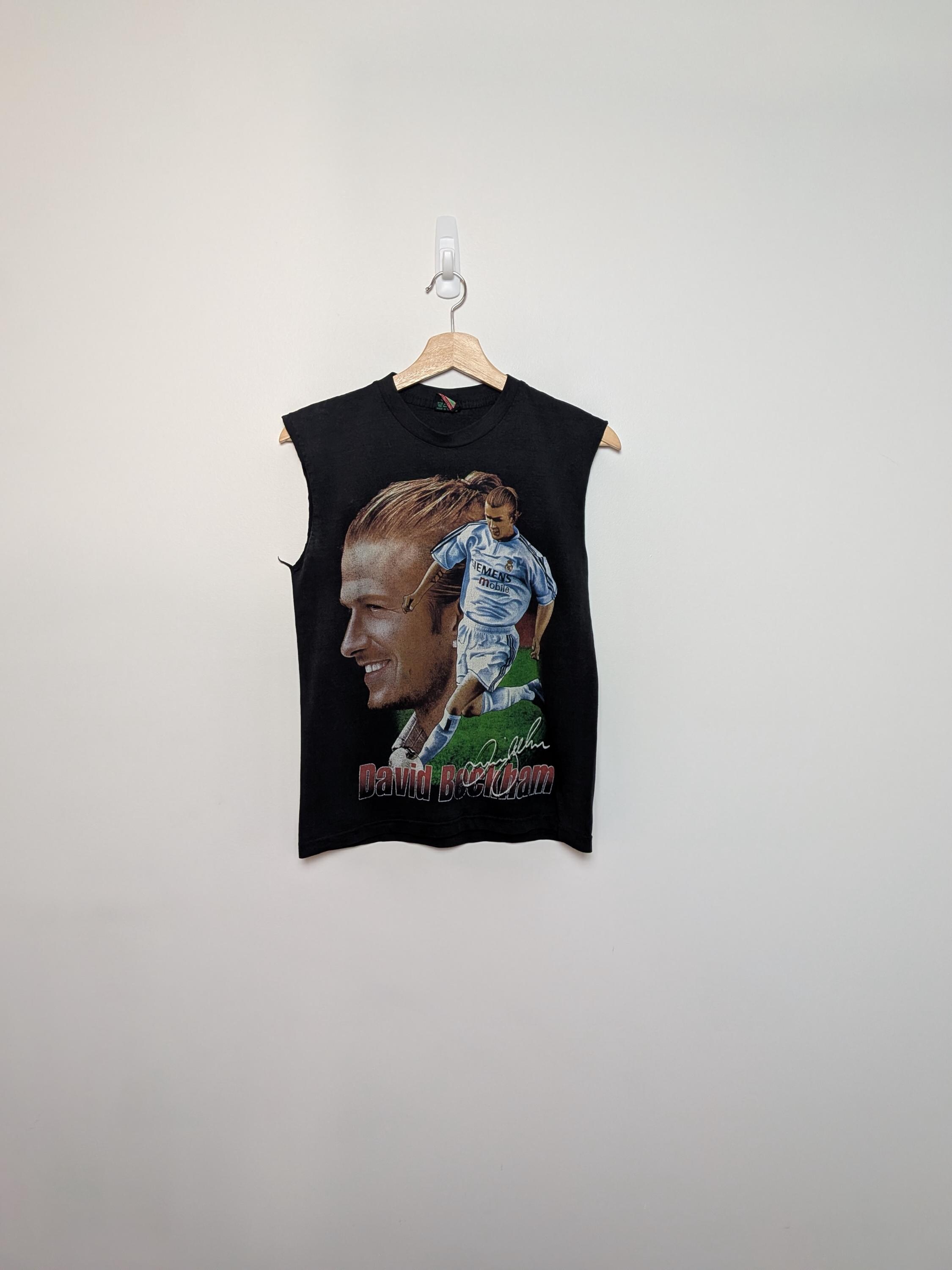 Vintage David Beckham Football T-shirt - Etsy