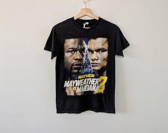 メイウェザー対カネロ 誰が勝つ？ カットノースリーブTシャツ XL