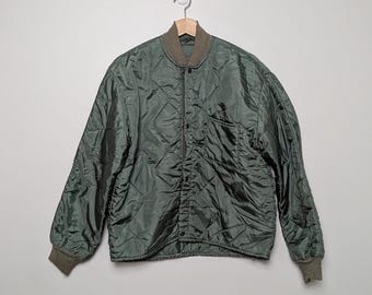 80年代ヴィンテージ航空フライトジャケット タイプTP-909 - ブラック