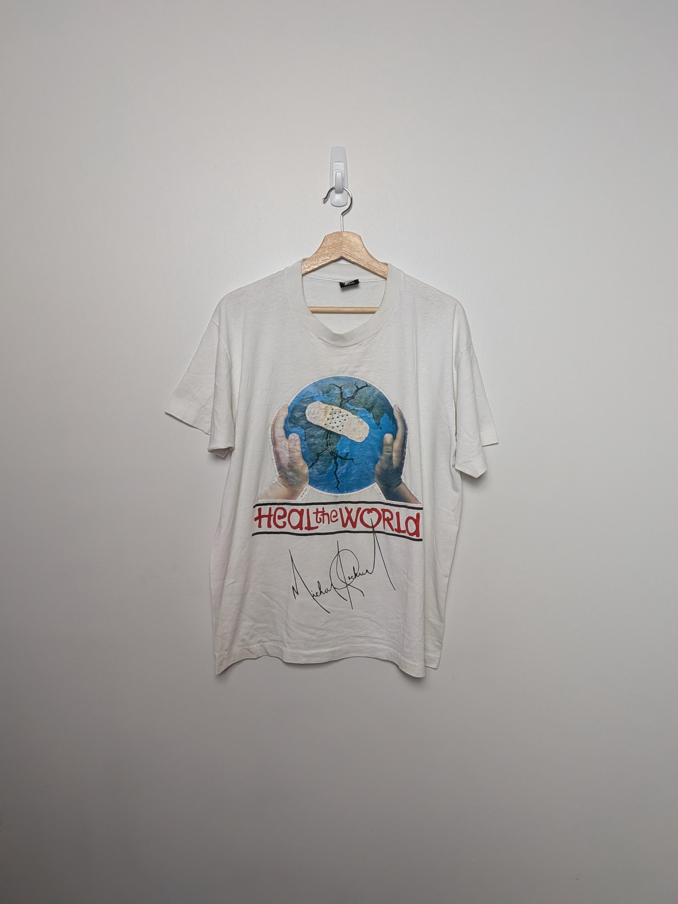 1993 Micheal Jackson Heal the World T-shirt - Etsy