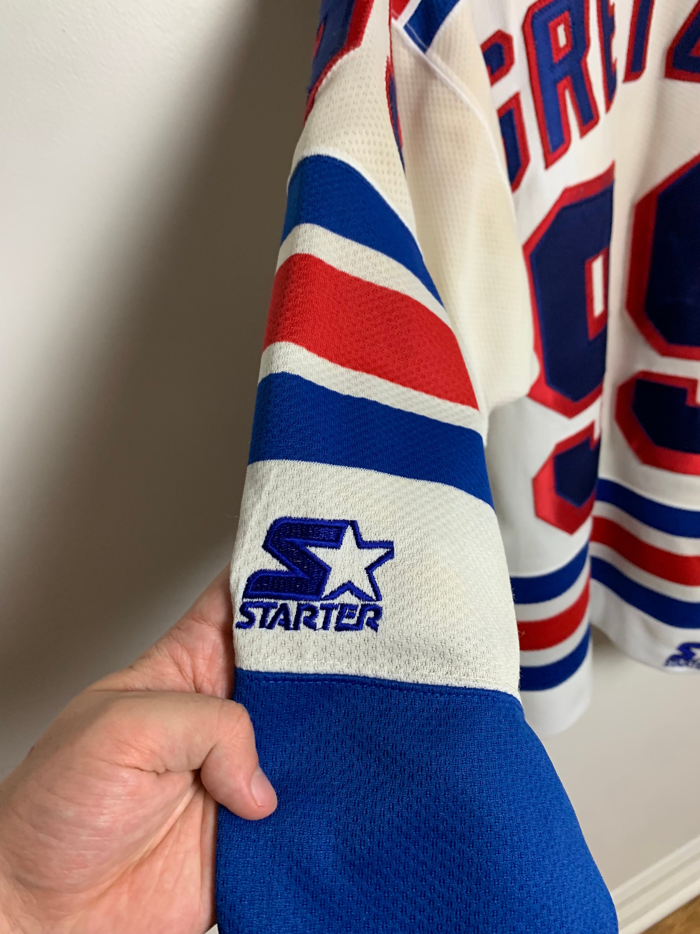 whogottheheatvintage 1990s Wayne Gretzky New York Rangers Starter Jersey