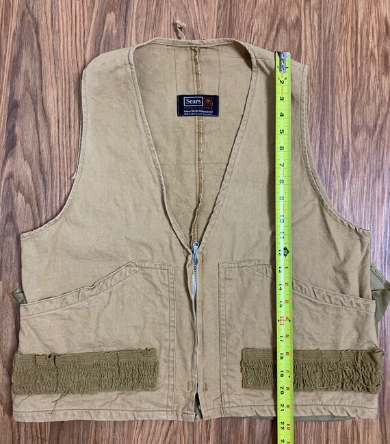 トップス 60's vintage SEARS ROEBUCK hunting vest 1960's Sears Hunting Vest - Etsy