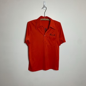 1960s Chain Stitch Siding Poly Bowling Shirt