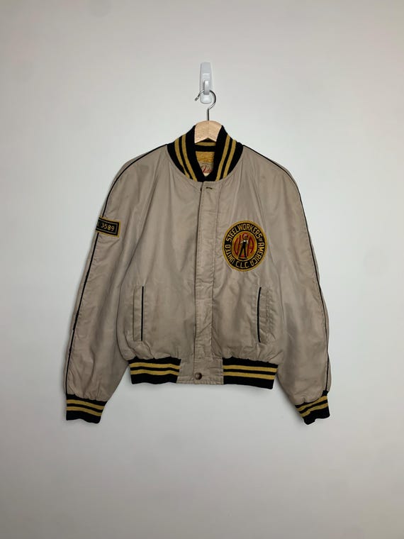 1950s Steel Workers of America Sherpa Lined Jacket