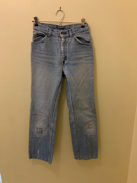 Vintage Levis Repaired Jeans - image 1