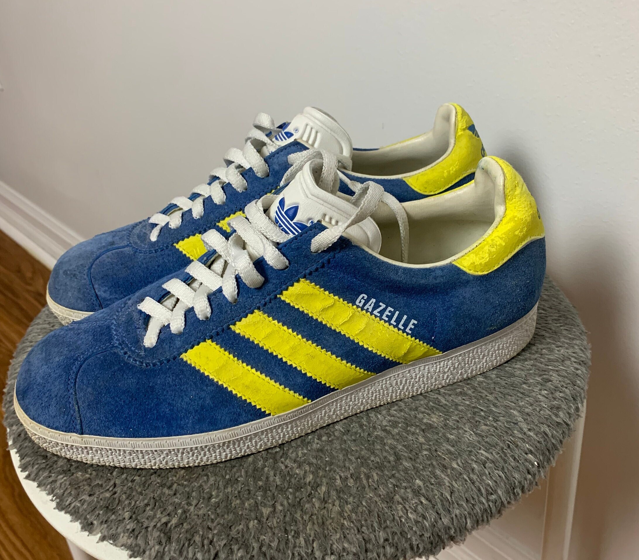★adidas★ Gazelle  Blue Yellow IH5503 Adidas Gazelle Home W - Blue / IH5503 / Womens Shoes