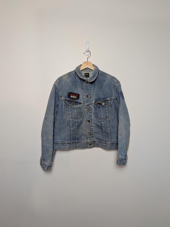 1970s Lee Patch Denim Jacket - image 1