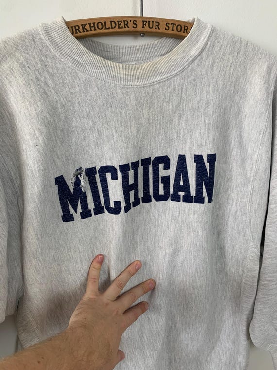 1990s Michigan Champion Reverse Weave Sweatshirt - Etsy