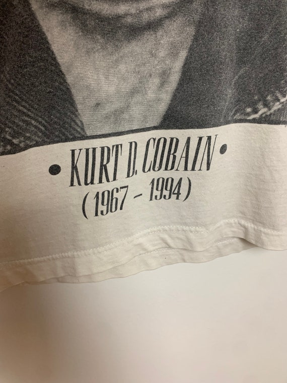T-shirt Vintage Kurt Cobain 90's Deadstock - Taille M, Manches Longues, Neuf Sans étiquettes