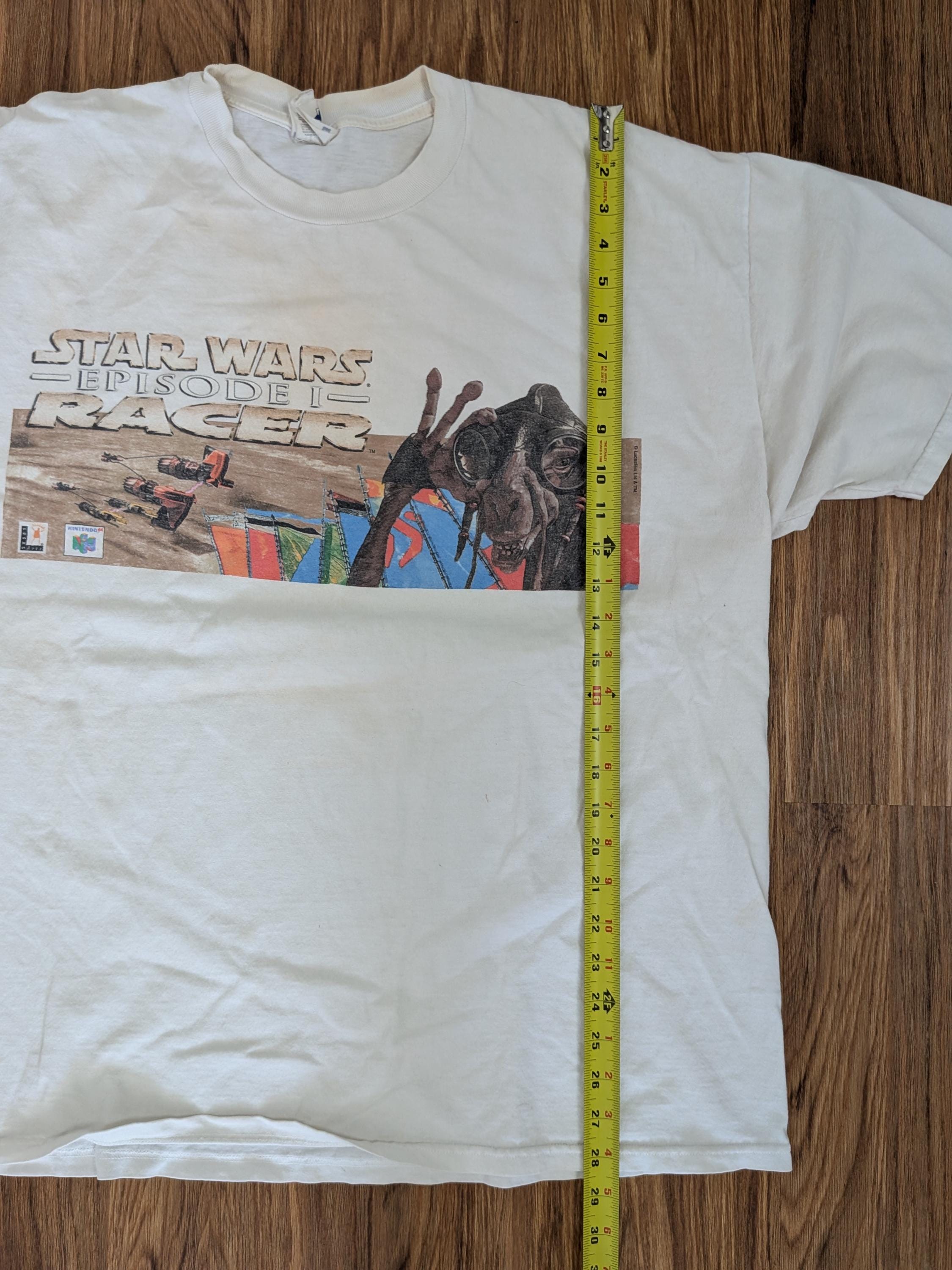 ド*ク様 90S STAR WARS EPISODE1 RACER Tシャツ G 1999 Star Wars Pod Racer Nintendo 64 Video Game T-shirt - Etsy