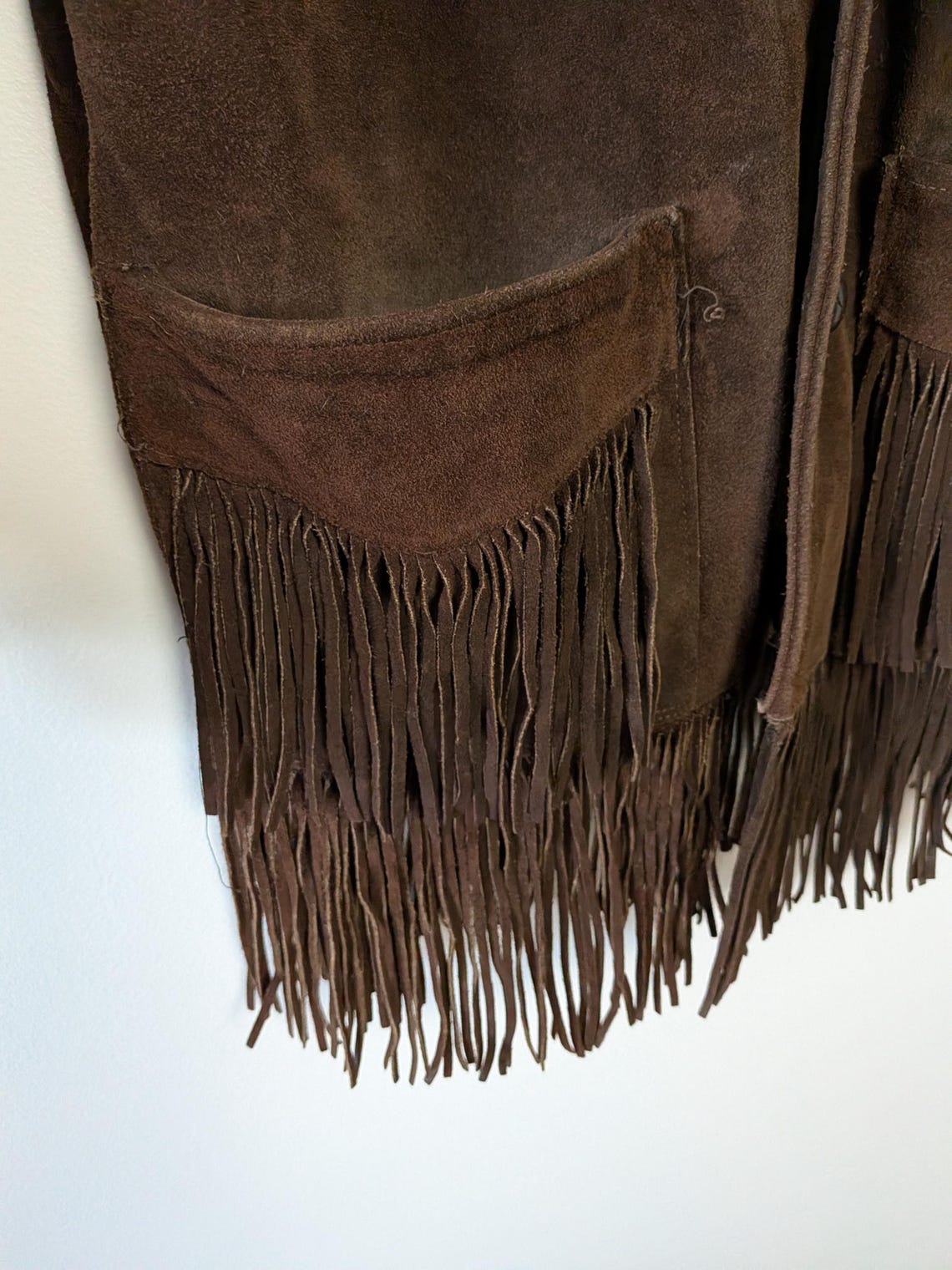 1970s Fringe Leather Jacket | Vintage Western Biker Jacket | Retro Boho Americana Outerwear | 70s Vintage Leather, photo 4 of 5