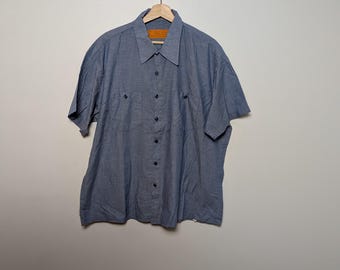 Camisa de trabajo de manga corta Wear Guard de los años 80