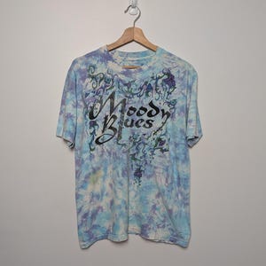 1990 Moody Blues Tye Dye Band T-Shirt