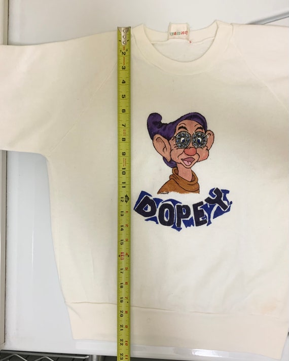 1970s House of Jade Dopey Disney Crewneck - image 6