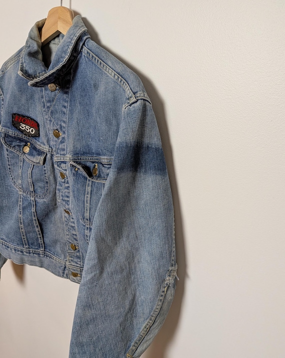 1970s Lee Patch Denim Jacket - image 2