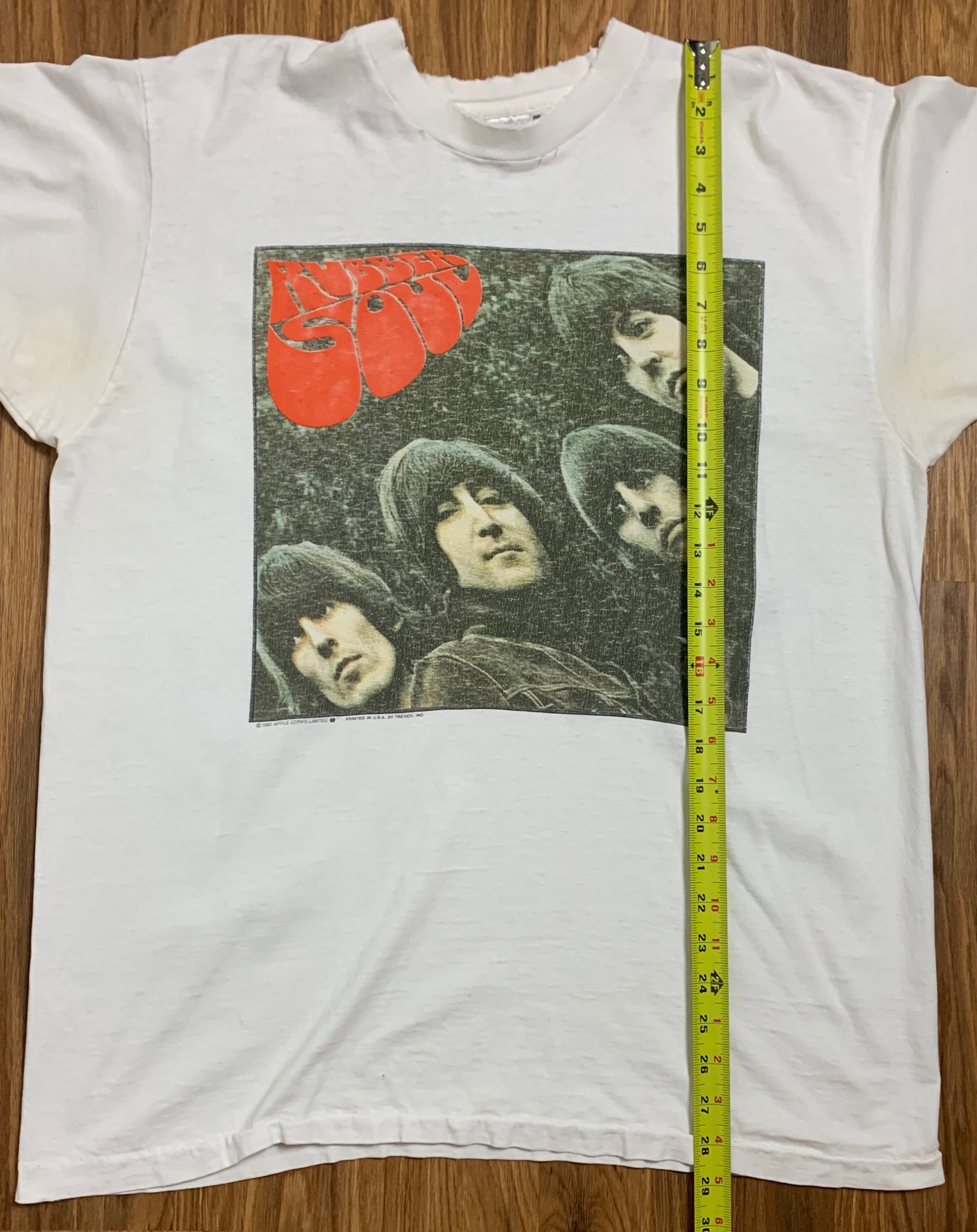 Rare VTG The Beatles Rubber Soul Album T Shirt 90s John