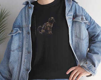 Military Camo Black Cat Graphic Tee, Army Cat Shirt, Cat Lover Gift, Cat Mom Gift, Funny Cat Shirt, Black Cat Shirt