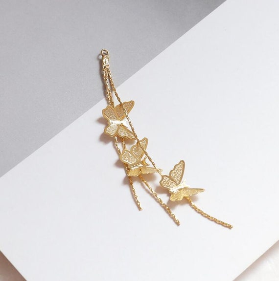 18K Butterfly Shaped Earrings READY TO SHIP