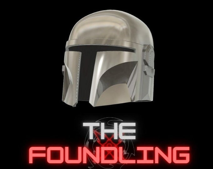The Foundling: 3D printable helmet inspired by the Mandalorian