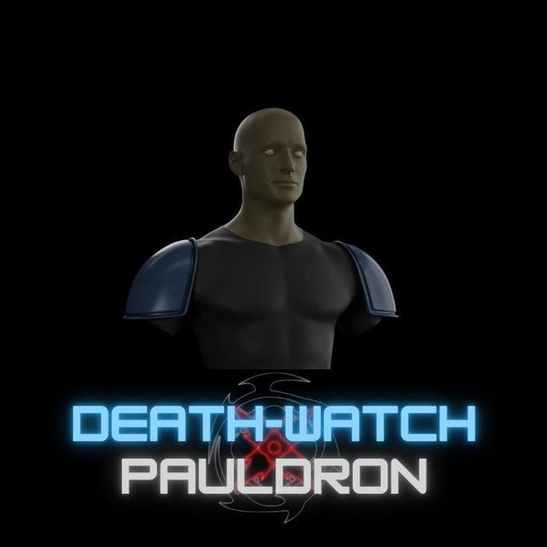 Death-Watch Pauldron: Mandalorian inspired shoulder armor