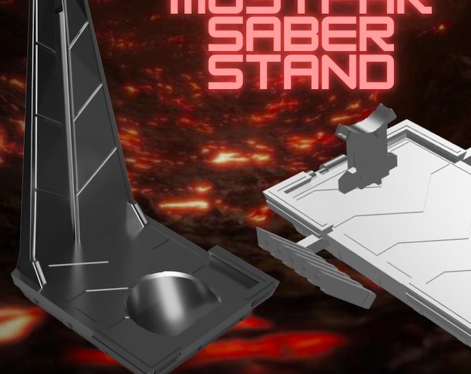 Mustafar Saber Stand STL file