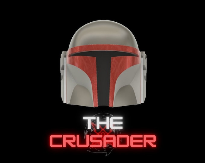 The Crusader: 3D printable helmet inspired by the Mandalorian