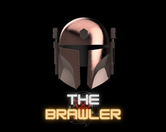 The Brawler: 3D printable helmet inspired by the Mandalorian