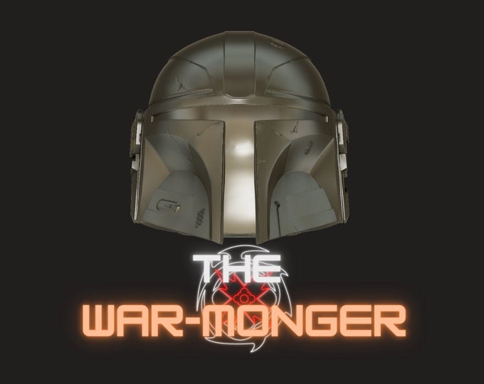 The War-Monger: 3D Printable Helmet Inspired by The Mandalorian