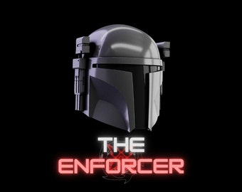 The Enforcer: 3D printable helmet inspired by the Mandalorian