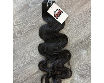 Lot de cheveux ondulés vierges cambodgiens de 22 po.