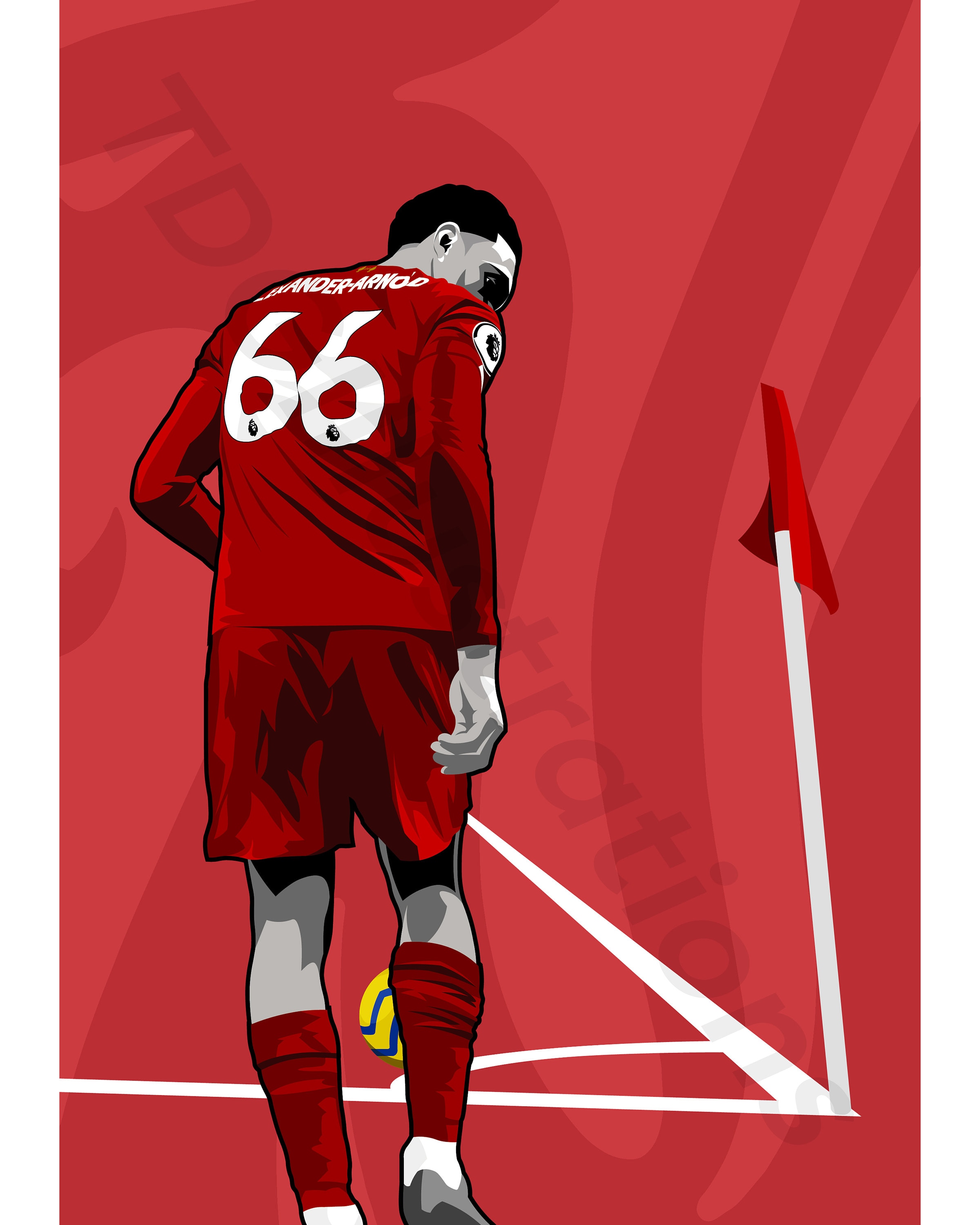 Trent Alexanderarnold Poster. Liverpool FC Poster. Etsy UK