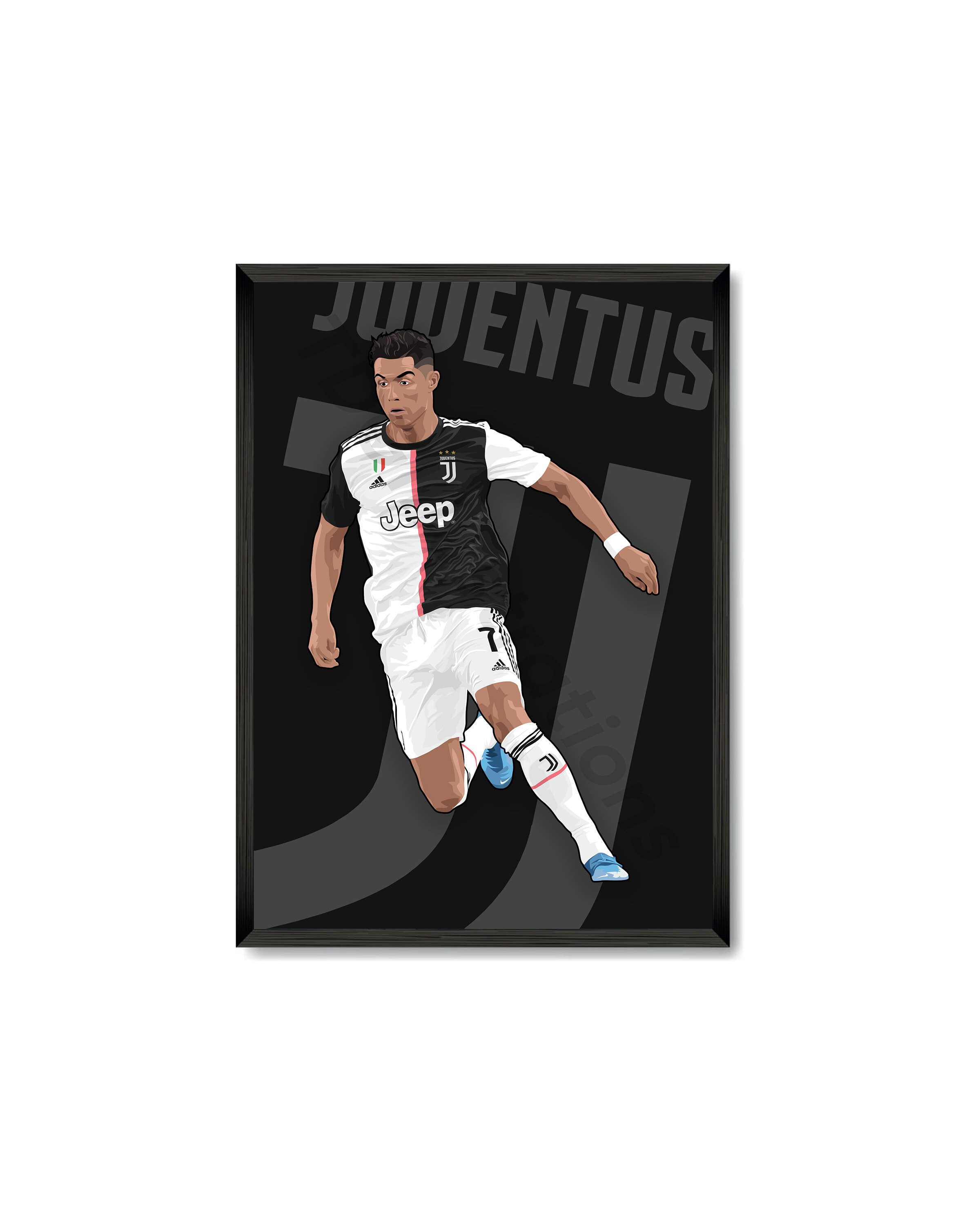 Cristiano Poster. Juventus Poster. Poster. Etsy Israel