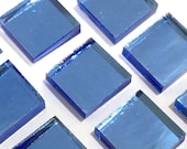 Mosaic Mirror Tiles Blue Moon Spectrum SilverCoats Stained Glass M2