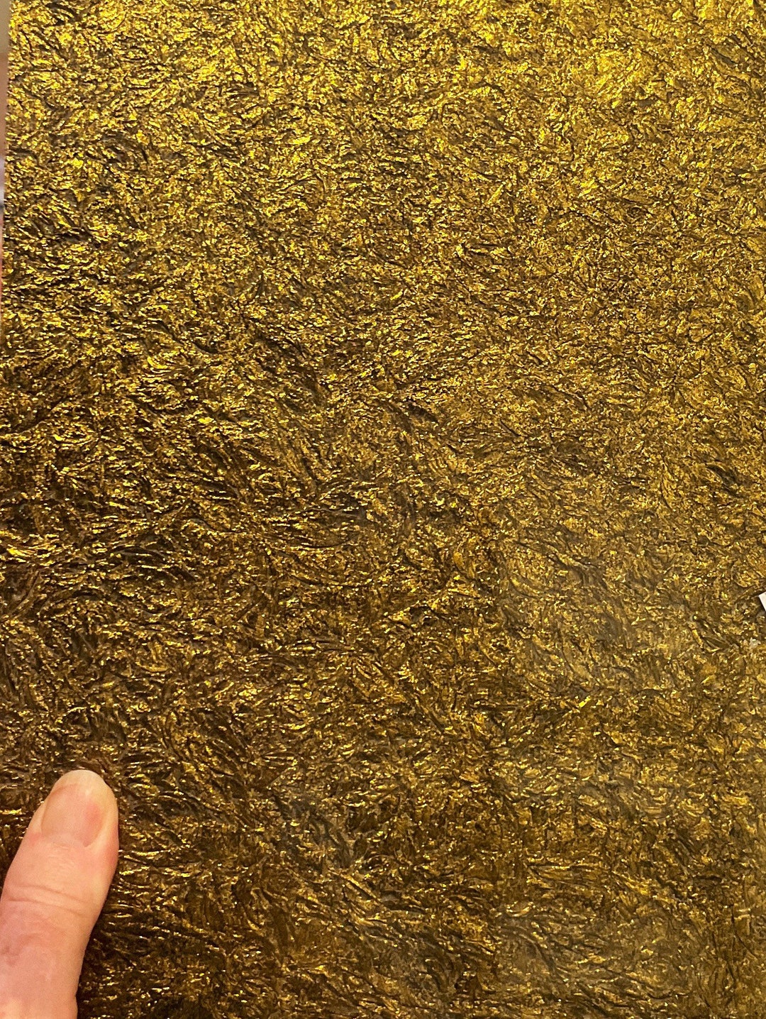 SPARKLE GOLD & BLACK Darker Sheet Van Gogh Stained Glass V01 - Etsy