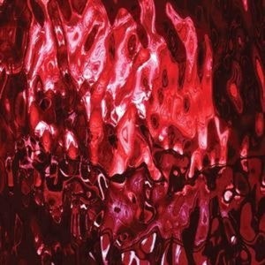RARE - Spectrum Mirrored Red Waterglass SilverCoats Stained Glass