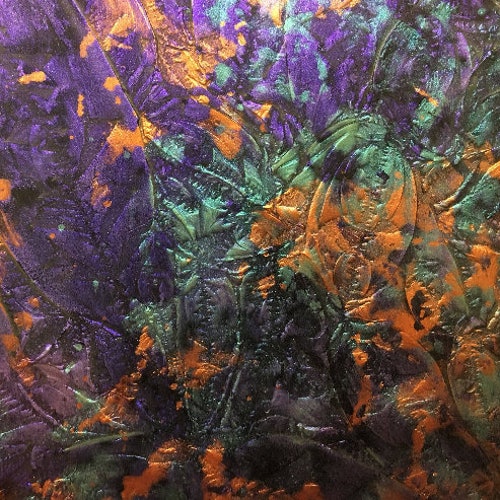 SHEET GLASS Purple Violet Van Gogh Stained Glass Supply V13 Etsy