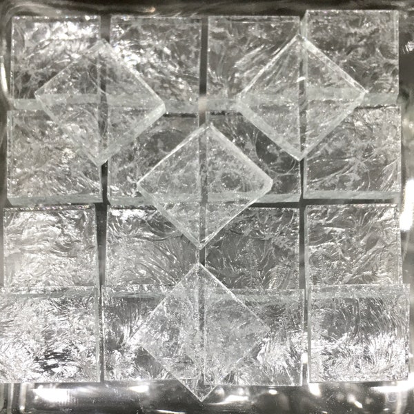 Clear Glass Tiles Etsy