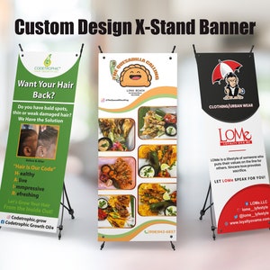 Custom Business Banner Retractable, Seminar Conference Restaurant Retail Store Reception Pop Up Store Fair Vendor Event Tradeshow Gym Banner