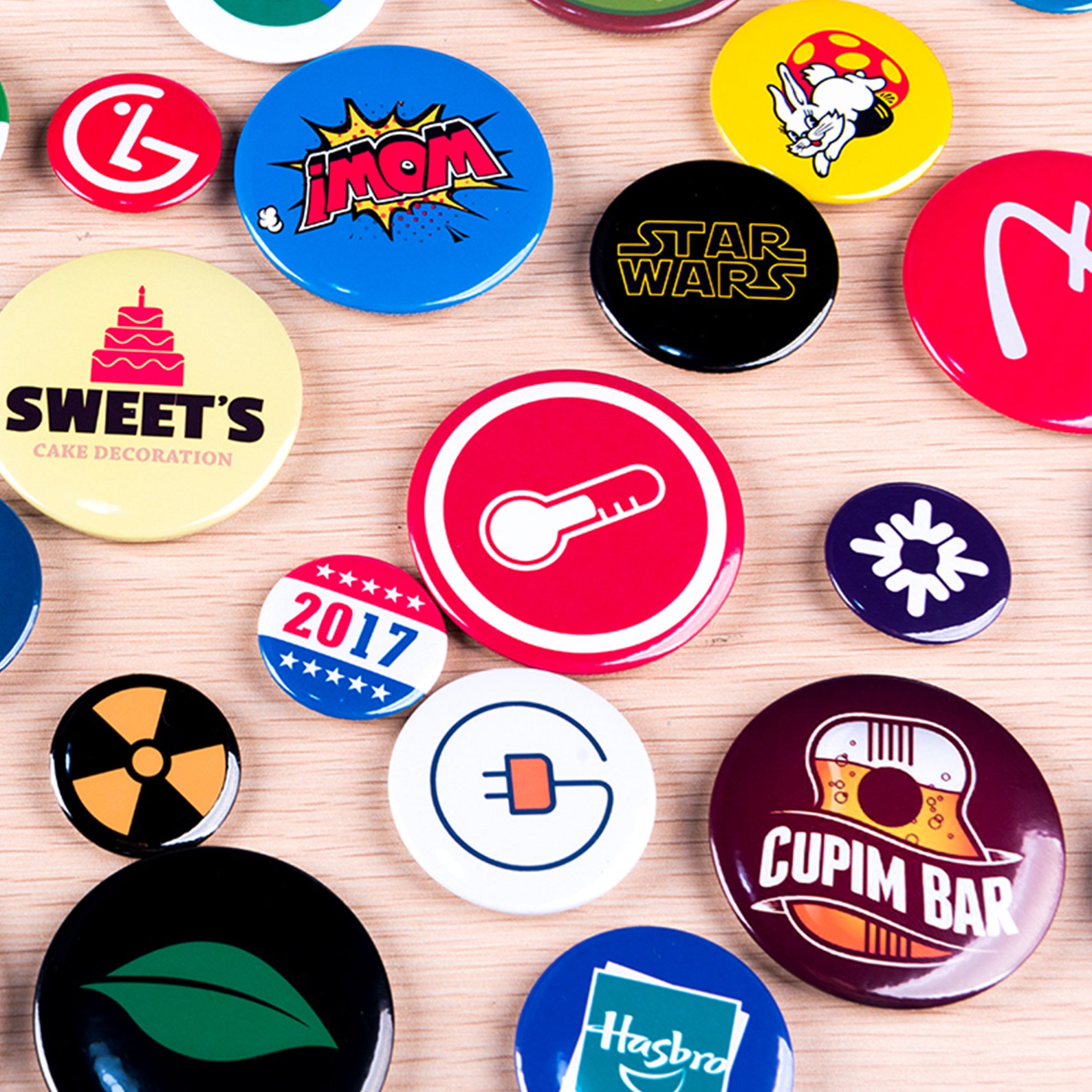 Custom Pin Buttons with Text Logo Design for Nurses Cancer | Etsy