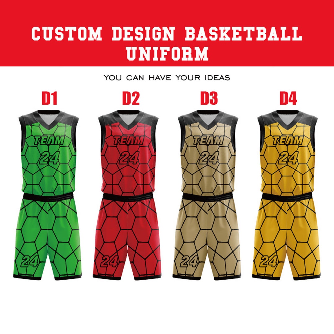 Customized Basketball Jerseys Online Basketball Team Jersey Etsy Canada