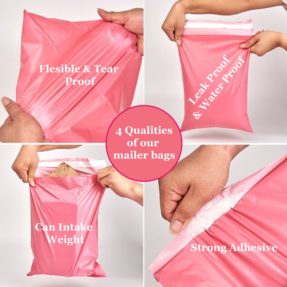 200 Pcs Custom Poly Mailers Screen Printed Your Logo on Etsy