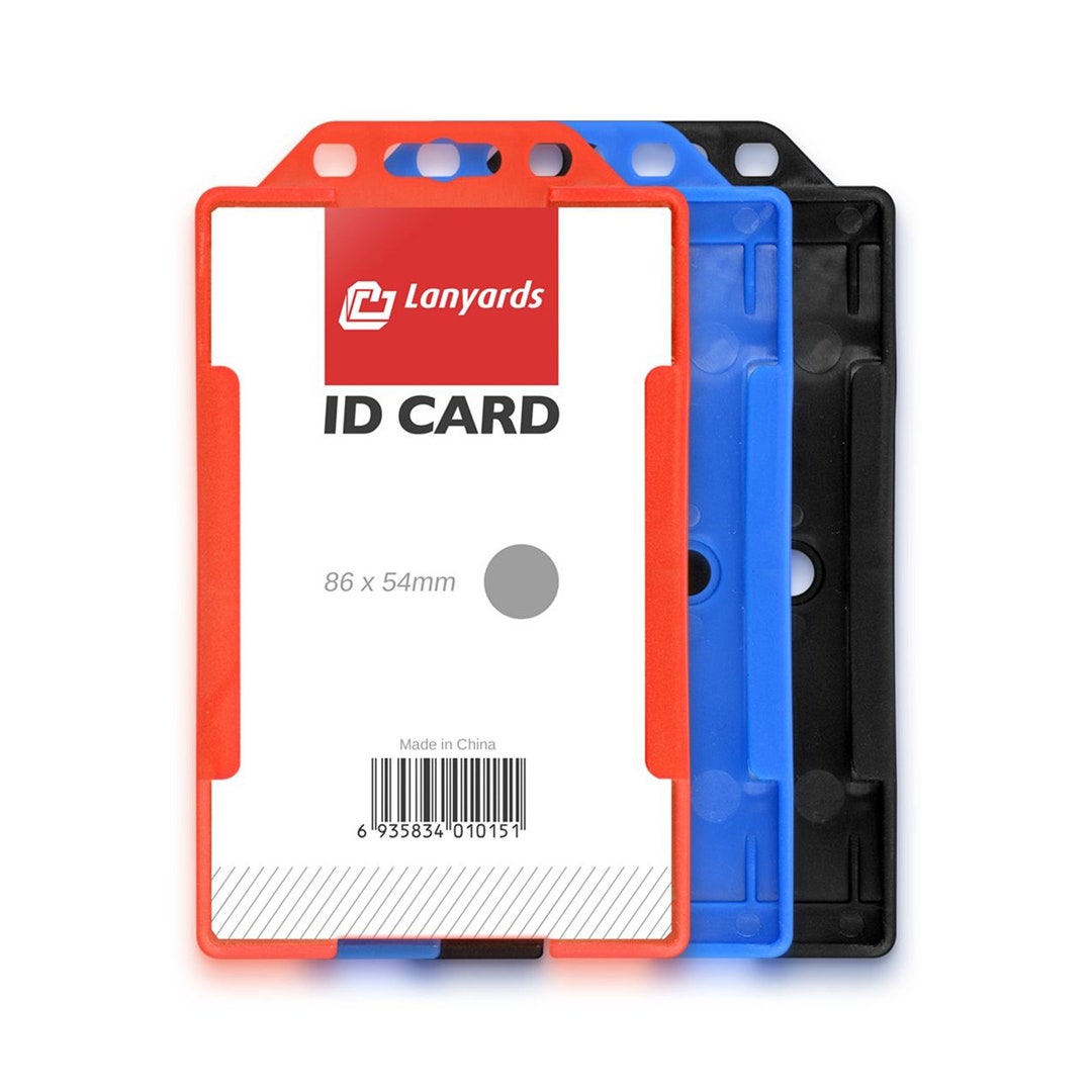 Hard Plastic Badge Holder for ID Badge Rigid Plastic ID Card Etsy