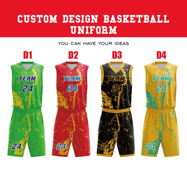 Maillot de basket-ball personnalisé pour femme, maillot de basket-ball pour femme, robe rétro à col en V, personnalisation de l'uniforme pour famille avec nom et numéro